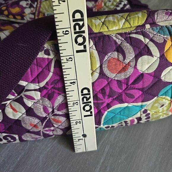 VERA BRADLEY Diaper Baby Bag w/Changing Pad Travel Duffle Purple Plum Crazy - Picture 15 of 15